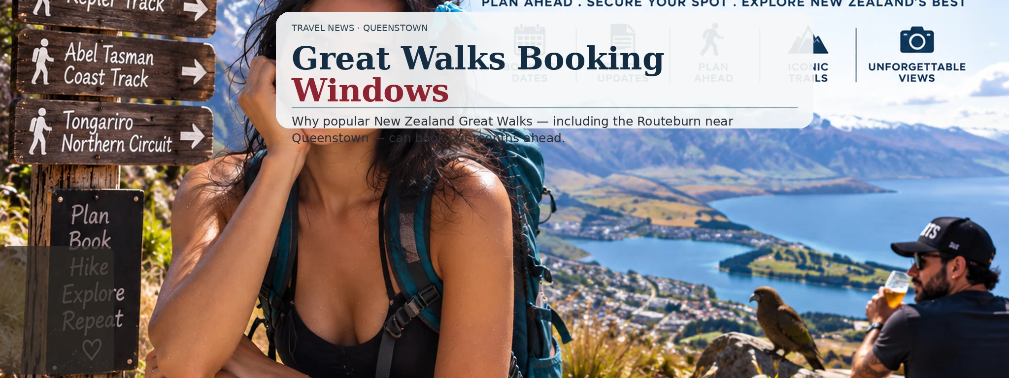 Great Walks Booking Windows